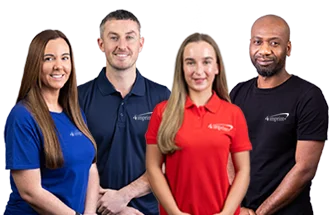 4imprint employees wearing logoed apparel