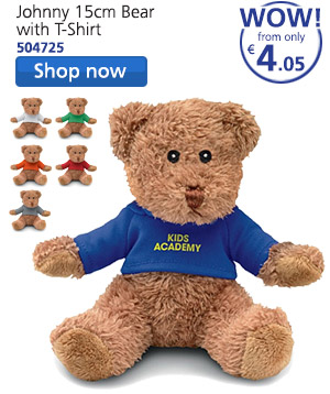 Johnny 15cm Bear with T-Shirt