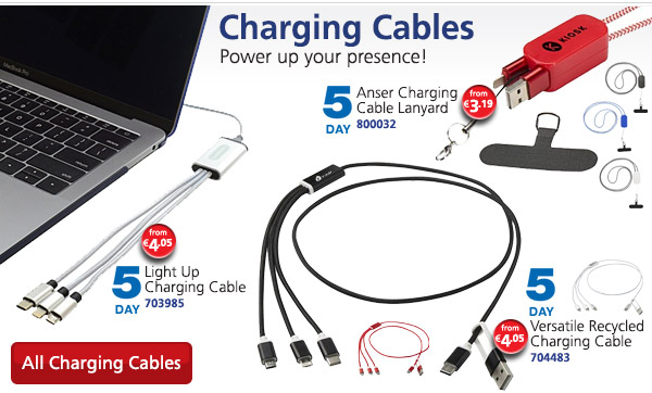 Versatile Recycled Charging Cable