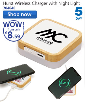 Hurst Wireless Charger with Night Light