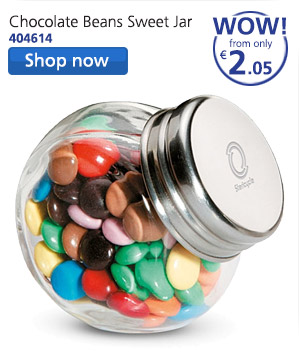 Chocolate Beans Sweet Jar