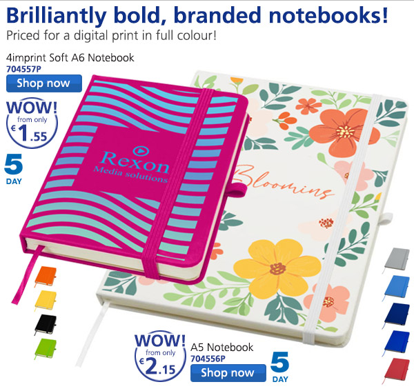 4imprint Soft A5 Notebook - Digital Print