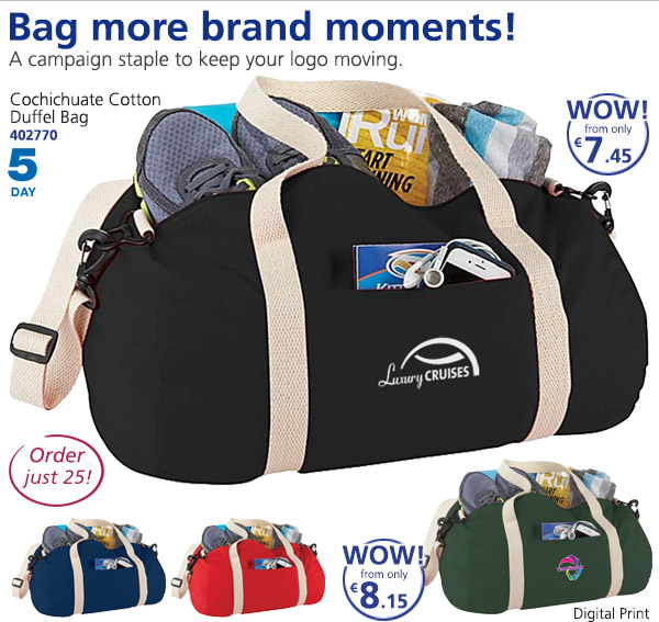 Cochichuate Cotton Duffel Bag