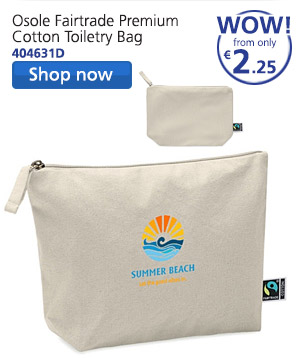 Osole Fairtrade Premium Cotton Toiletry Bag - Digital Print