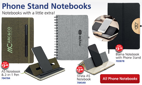 Blama Notebook with Phone Stand