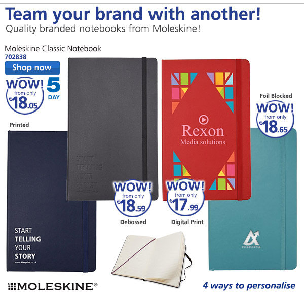 Moleskine classic notebook