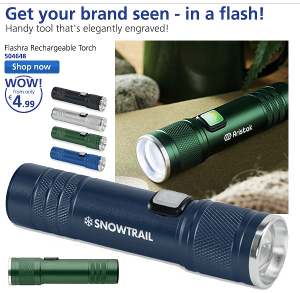 Flashra Rechargeable Torch