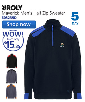 Maverick Men's Half Zip Sweater