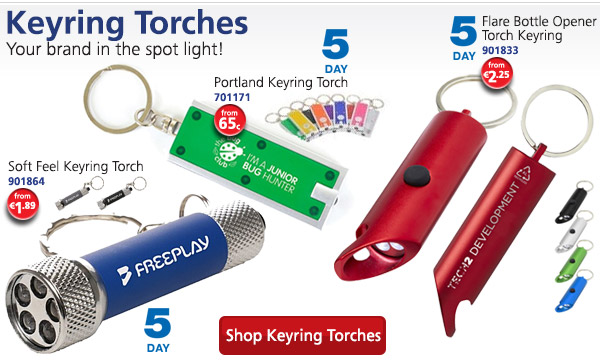Soft Feel Keyring Torch