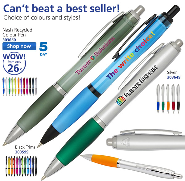 Nash recycled colour pen