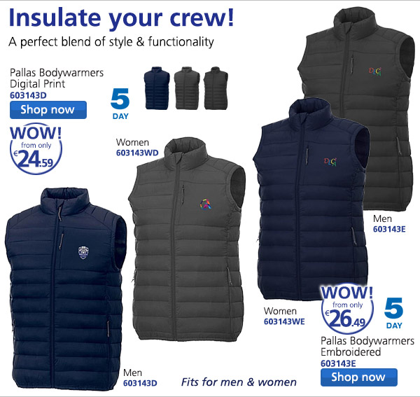 Pallas Bodywarmers