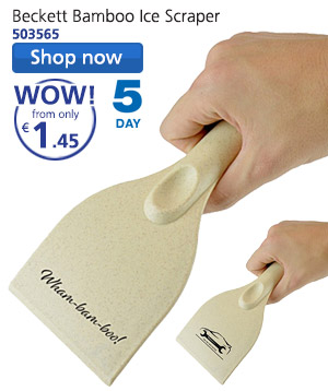 Beckett Bamboo Ice Scraper
